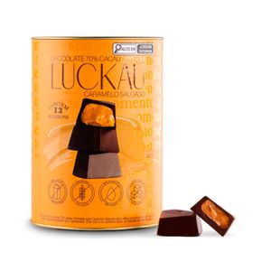 Bombom de Chocolate 70% Cacau com Caramelo Salgado 198g