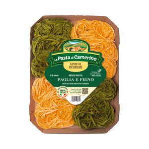 Macarrão de Sêmola Paglia e Fieno Com Ovos e Espinafre La Pasta Di Camerino 500g