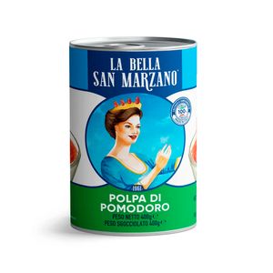 Polpa de Tomate Pelado Picado La Bella San Marzano 400g