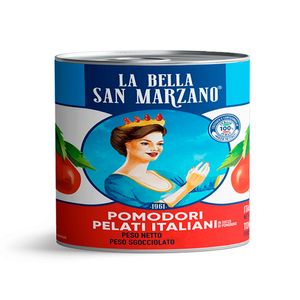 Tomate Pelado Pomodori Pelati Italian La Bella San Marzano 2,500g