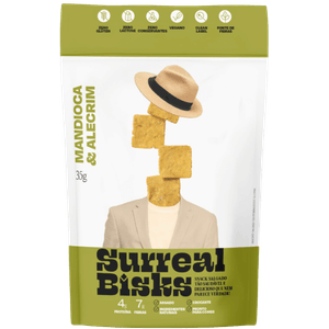 Snack Surreal Sem Glúten Sabor Mandioca e Alecrim 35g