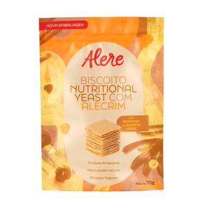 Biscoito Nutricional Yeast Alecrim Sem Glúten Alere Gourmet 70g