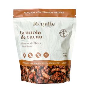 Granola Low Carb Vegana Regalle com Sabor Cacau 300g