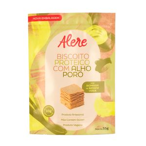 Biscoito Proteico de Alho-Poró Alere Gourmet 55g