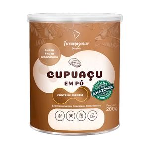 Cupuaçu em Pó Sem Glúten Lata Terramazonia 200g