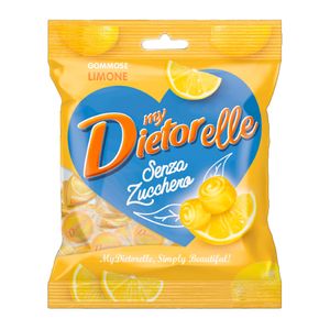 Bala de Limão Vegana Sem Açúcar Dietorelle 70g