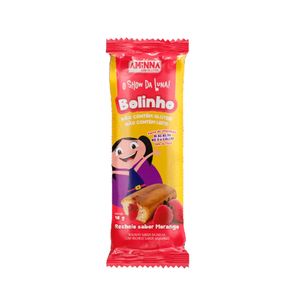 Bolinho Sem Glúten Recheado de Morango Aminna 40g