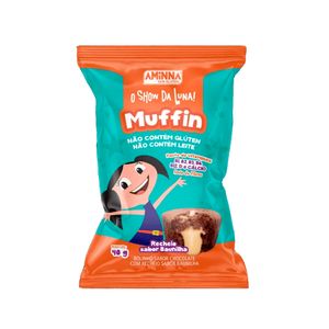 Muffin de Chocolate com Recheio de Baunilha Sem Glúten Aminna 40g