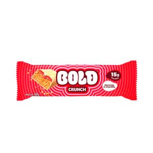 Barra de Proteína Sabor Morango e Chantilly Bold Crunch 50g