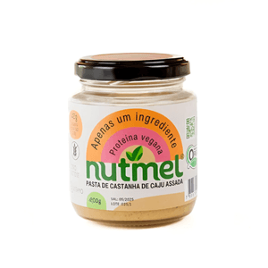 Pasta de Castanhas de Caju Assadas Orgânicas Nutmel 200g