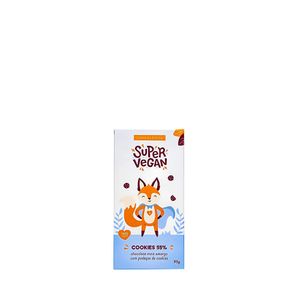 Chocolate Vegano sem lactose Cookies Super Vegan - 95g