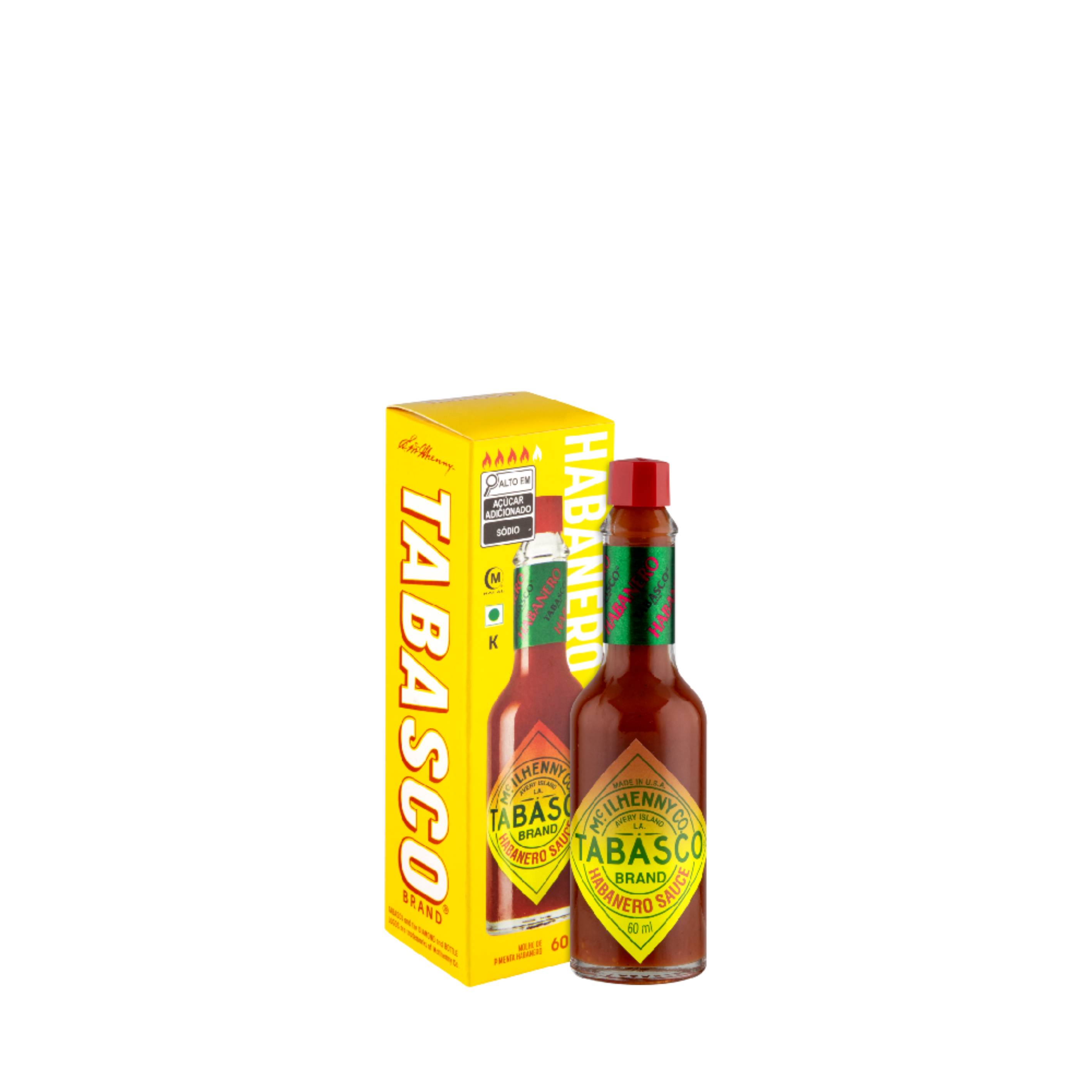 Molho Tabasco Hot Habanero 60ml - Casa Santa Luzia