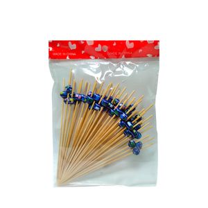 Espeto de Bambu Komati Blue - C/50 Unidades