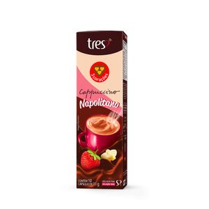Cappuccino Cápsulas Napolitano 3 Corações - 10 x 11g