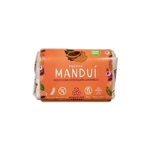 Paçoca Manduí Coco com Chocolate Caramelo - 36g