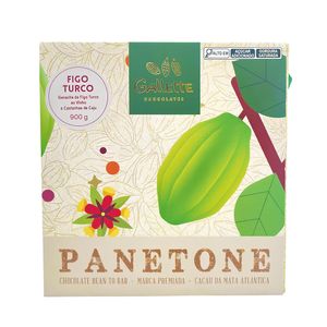 Panetone Recheado com Figo Turco, Chocolate e Vinho Gallette 900g