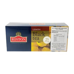 Chá Preto Sabor Limão Siciliano Riston - 25und (37,5g)