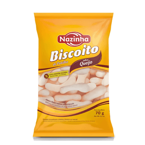 Biscoito de Polvilho Queijo Nazinha - 70g