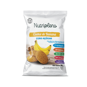 Cookie Nutripleno Banana e Canela Sem Açúcar - 30g