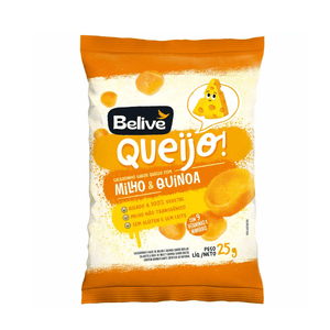 Salgadinho de Queijo Sem Glúten Sem Leite com Vitaminas BeLive – 25g
