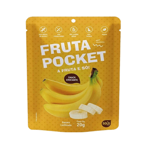 Fruta Pocket Snacks Liofilizada Sabor Banana - 20g