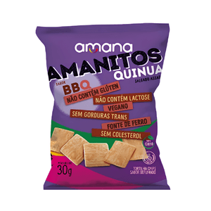 Snack Amanitos Sabor BBQ Sem Glúten - 30g