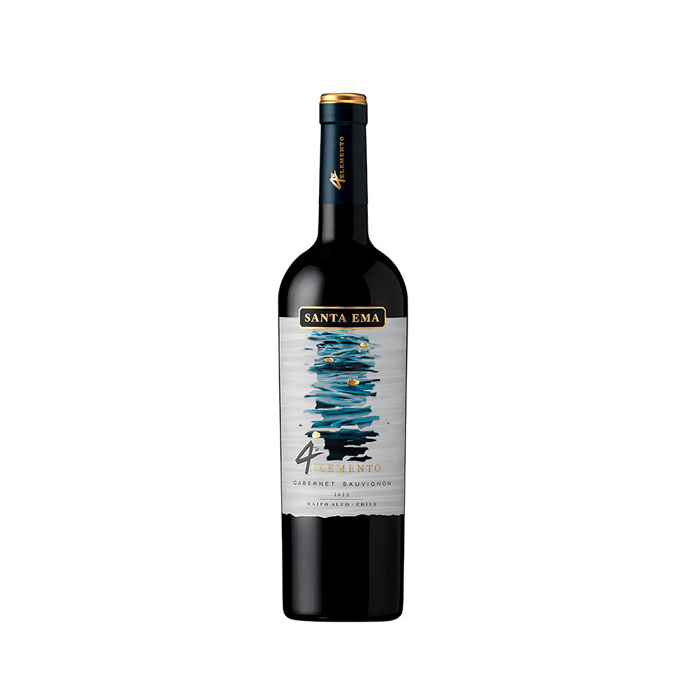 Vinho Santa Ema Tinto Seco Chile 4 Elemento Cabernet Sauvignon 750ml