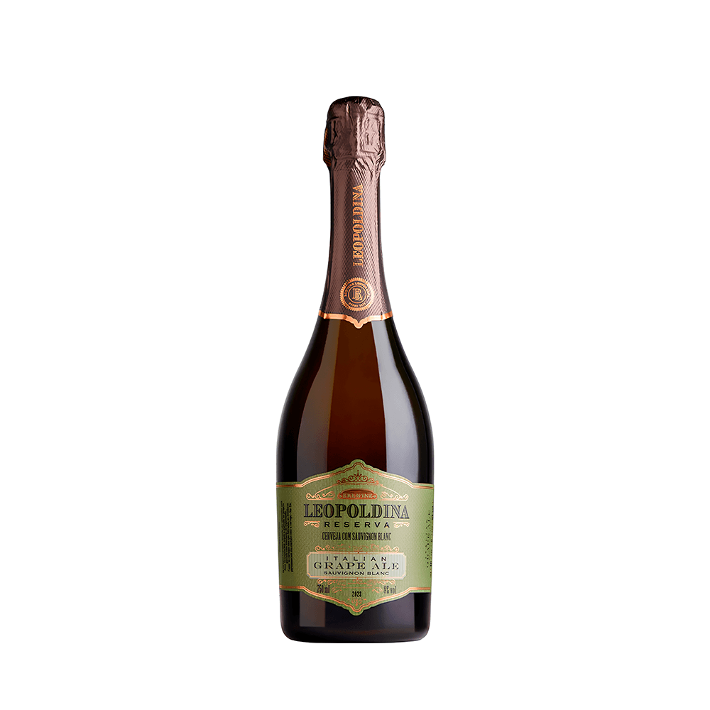 Léopoldine シャンパン 750ml 12% Cerveja Leopoldina Italian Grape Ale 750ml - Zaffari