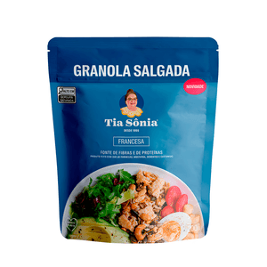 Granola Francesa Salgada Tia Sônia Sem Glúten - 200g