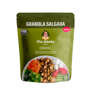 Granola Nordestina Salgada Tia Sônia Sem Glúten - 200g