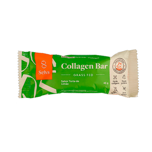 Barra de Proteína Collagen Bar Torta de Limão Selvs - 45g