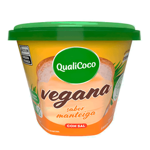 Manteiga de Coco Vegana com Sal Qualicoco - 200g