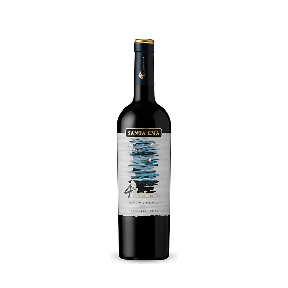 Vinho Santa Ema Tinto Seco Chile 4 Elemento Carménère 750ml