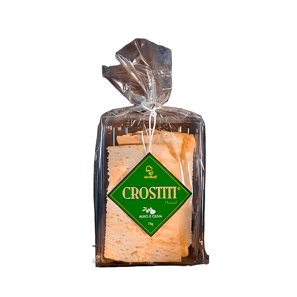 Crostiti Mr. Cheff Alho e Oliva - 75g - Casa Santa Luzia