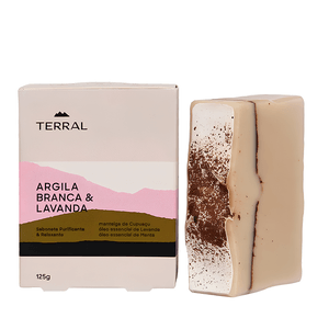 Sabonete Terral Argila Branca e Lavanda - 125g