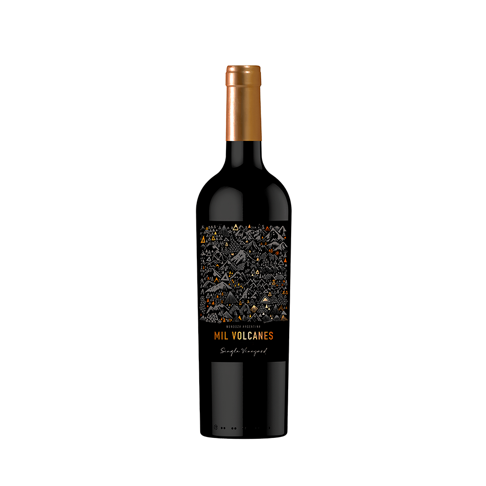 Vinho Bodega Volcanes Tinto Seco Chile Mil Volcanes Malbec 750ml