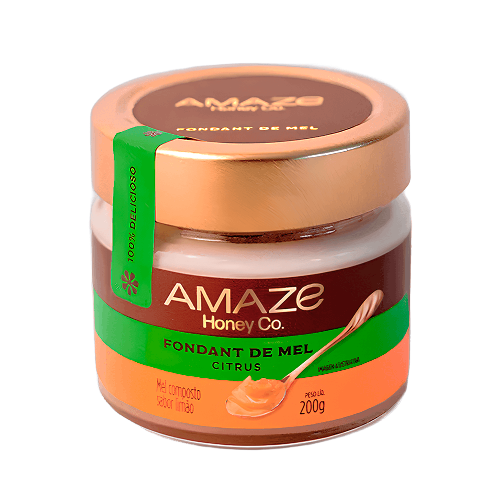 Mel Amaze Honey Fondant Citrus - 200g - Casa Santa Luzia