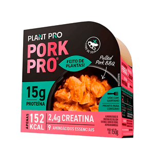 Carne Suína Pro com Molho Barbecue Plant Pro - 150g