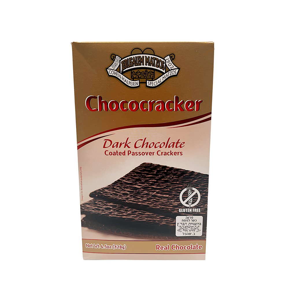 Matzá Pão Ázimo Coberto com Chocolate Sem Glúten Pessach Jerusalem